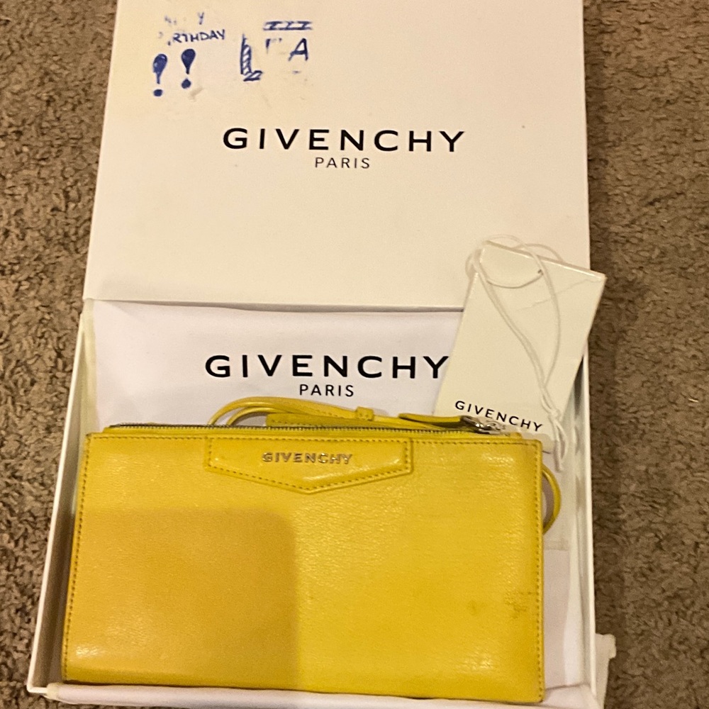 Givenchy Vibrant Yellow Clutch